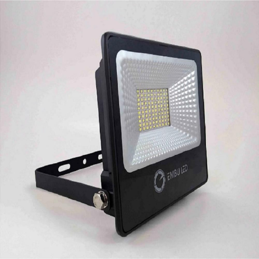 kit 4 Refletor led holofote 10W biv ip65 branco frio EMBULED