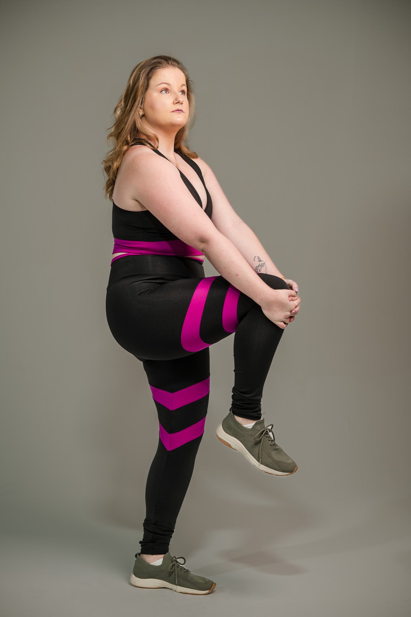 Calça Legging Feminina Listrada Prisma